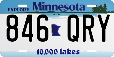 MN license plate 846QRY