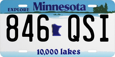 MN license plate 846QSI