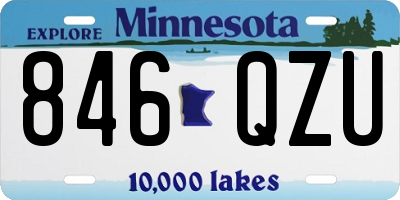 MN license plate 846QZU