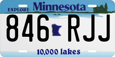 MN license plate 846RJJ