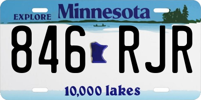 MN license plate 846RJR