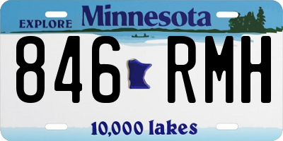 MN license plate 846RMH