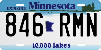 MN license plate 846RMN