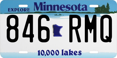 MN license plate 846RMQ