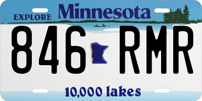 MN license plate 846RMR