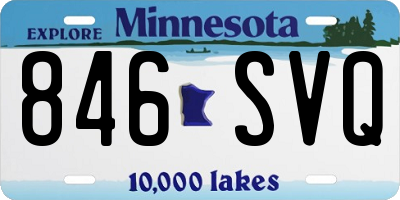 MN license plate 846SVQ