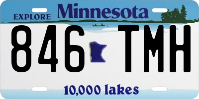 MN license plate 846TMH