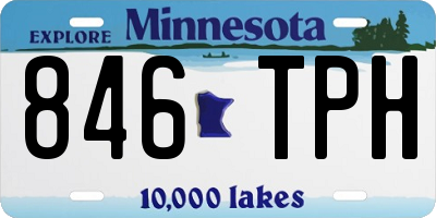 MN license plate 846TPH