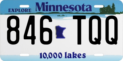 MN license plate 846TQQ