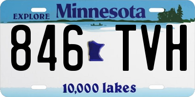 MN license plate 846TVH