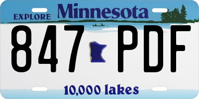 MN license plate 847PDF