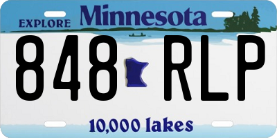 MN license plate 848RLP