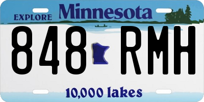 MN license plate 848RMH