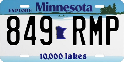 MN license plate 849RMP