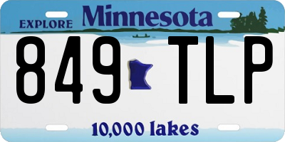 MN license plate 849TLP