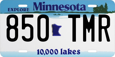 MN license plate 850TMR