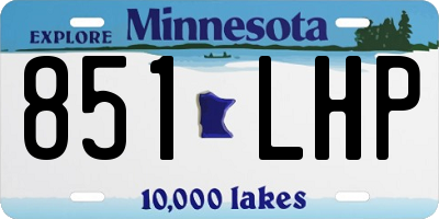 MN license plate 851LHP