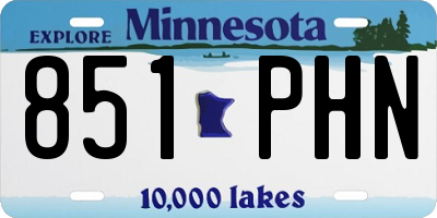 MN license plate 851PHN