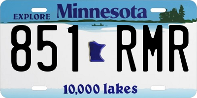 MN license plate 851RMR