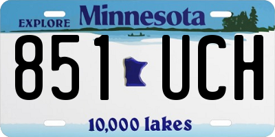 MN license plate 851UCH