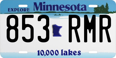 MN license plate 853RMR