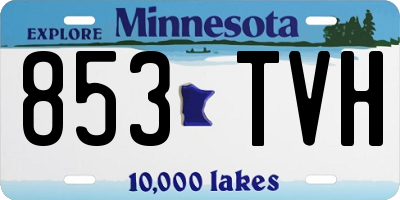 MN license plate 853TVH