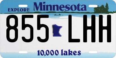 MN license plate 855LHH