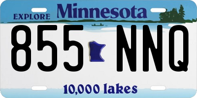 MN license plate 855NNQ
