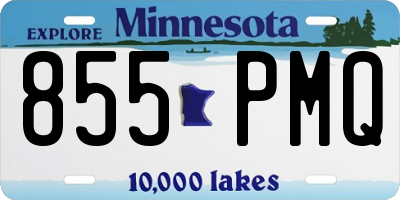 MN license plate 855PMQ