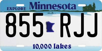 MN license plate 855RJJ