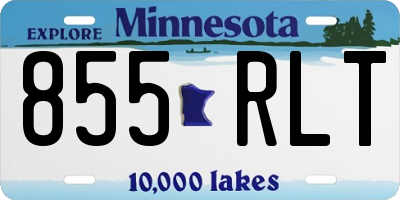MN license plate 855RLT
