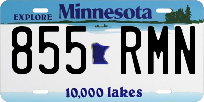 MN license plate 855RMN
