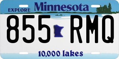 MN license plate 855RMQ