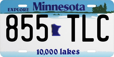 MN license plate 855TLC