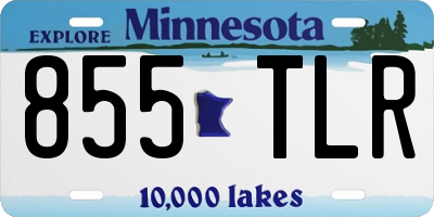 MN license plate 855TLR