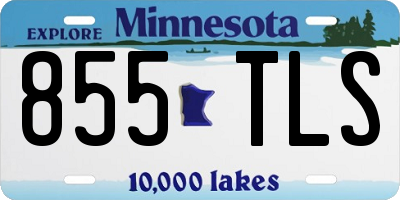MN license plate 855TLS