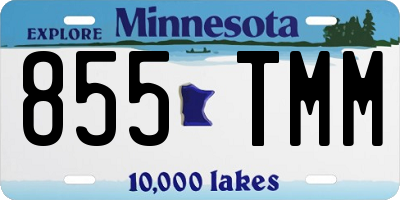 MN license plate 855TMM