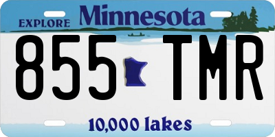 MN license plate 855TMR