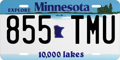 MN license plate 855TMU