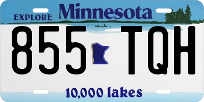 MN license plate 855TQH