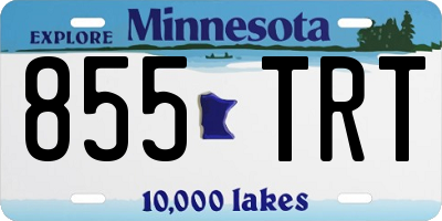 MN license plate 855TRT