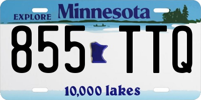 MN license plate 855TTQ