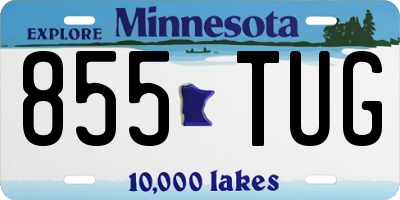 MN license plate 855TUG