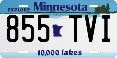 MN license plate 855TVI