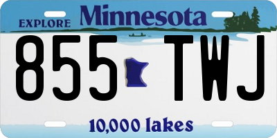 MN license plate 855TWJ