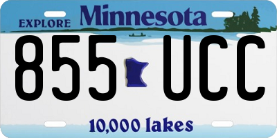 MN license plate 855UCC