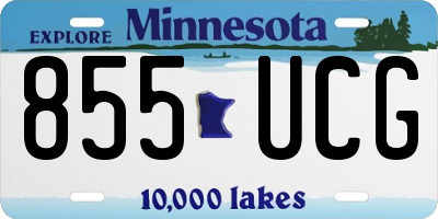 MN license plate 855UCG