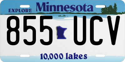 MN license plate 855UCV