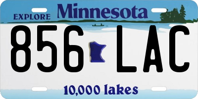 MN license plate 856LAC