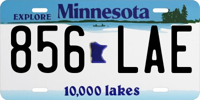 MN license plate 856LAE